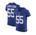 Men's Nike New York Giants #55 Ray-Ray Armstrong Royal Blue Team Color Vapor Untouchable Elite Player NFL Jersey