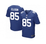 Men's Nike New York Giants #85 Rhett Ellison Elite Royal Blue Team Color NFL Jersey