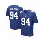 Men's Nike New York Giants #94 Dalvin Tomlinson Elite Royal Blue Team Color NFL Jersey