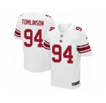 Men's Nike New York Giants #94 Dalvin Tomlinson Elite White NFL Jersey