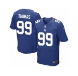 Men's Nike New York Giants #99 Robert Thomas Elite Royal Blue Team Color NFL Jersey
