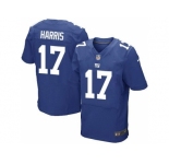 Nike New York Giants #17 Dwayne Harris Royal Blue Jerseys[Elite]