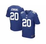 Nike New York Giants #20 Janoris Jenkins Royal Blue Team Color Men's Stitched NFL Elite Jersey