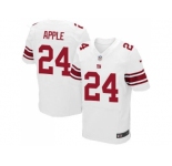 Nike New York Giants #24 Eli Apple White Men's Stitched NFL Elite Jersey