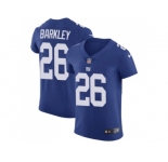 Nike New York Giants #26 Saquon Barkley Royal Blue Team Color Men Stitched NFL Vapor Untouchable Elite Jersey