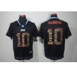 nike nfl jerseys new york giants #10 manning black[camo fashion Elite]