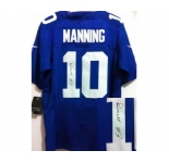 nike nfl jerseys new york giants #10 manning blue[Elite signature]