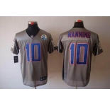 nike nfl jerseys new york giants #10 manning grey[Elite shadow 50th Patch]