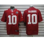 nike nfl jerseys new york giants #10 manning red[Elite 50th Patch]