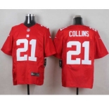nike nfl jerseys new york giants #21 collins red[Elite][collins]