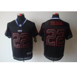 nike nfl jerseys new york giants #22 wilson black[Elite lights out]