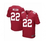 nike nfl jerseys new york giants #22 wilson red[Elite]