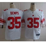 nike nfl jerseys new york giants #35 demps white[Elite][demps]
