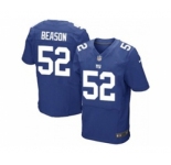 nike nfl jerseys new york giants #52 beason blue[Elite]