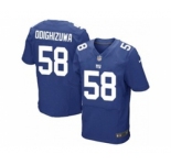 nike nfl jerseys new york giants #58 odighizuwa blue[Elite][odighizuwa]