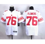 nike nfl jerseys new york giants #76 flowers white[Elite]