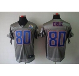 nike nfl jerseys new york giants #80 cruz grey[Elite shadow 50th Patch]