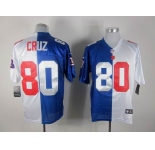 nike nfl jerseys new york giants #80 cruz white-blue[Elite split]