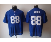 nike nfl jerseys new york giants #88 nicks blue[Elite]