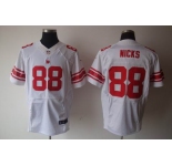 nike nfl jerseys new york giants #88 nicks white[elite]