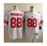 nike nfl jerseys new york giants #88 washington white[Elite][washington]