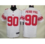 nike nfl jerseys new york giants #90 pierre-paul white[elite]