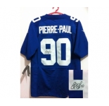 nike nfl jerseys new york giants #90 pierre.paul blue[Elite signature]