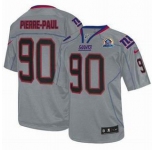 nike nfl jerseys new york giants #90 pierre.paul grey[Elite lights out 50th Patch]