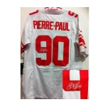 nike nfl jerseys new york giants #90 pierre.paul white[Elite signature]
