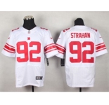 nike nfl jerseys new york giants #92 strahan white[Elite]