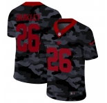 Men New Nike New York Giants #26 Barkley 2020 Nike 2nd Camo Salute to Service Limited