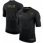 Men New York Giants #56 Lawrence Taylor Nike 2020 Salute To Service Retired Limited Jersey Black