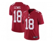 Men Nike New York Giants #18 Roger Lewis Red Alternate Vapor Untouchable Limited Player NFL Jersey