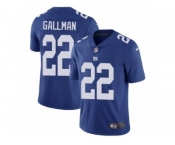 Men Nike New York Giants #22 Wayne Gallman Royal Blue Team Color Vapor Untouchable Limited Player NFL Jersey