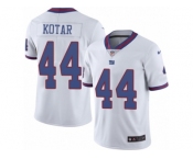 Men Nike New York Giants #44 Doug Kotar Limited White Rush Vapor Untouchable NFL Jersey