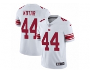 Men Nike New York Giants #44 Doug Kotar White Vapor Untouchable Limited Player NFL Jersey