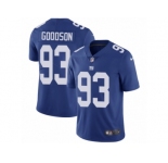 Men Nike New York Giants #93 B.J. Goodson Royal Blue Team Color Vapor Untouchable Limited Player NFL Jersey