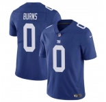 Men's New York Giants #0 Brian Burns Blue Vapor Untouchable Limited Football Stitched Jersey