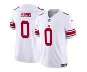 Men's New York Giants #0 Brian Burns White 2023 F.U.S.E. Vapor Untouchable Limited Football Stitched Jersey