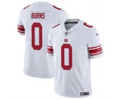 Men's New York Giants #0 Brian Burns White Vapor Untouchable Limited Football Stitched Jersey