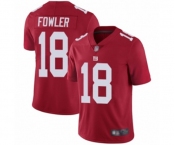 Men's New York Giants #18 Bennie Fowler Red Limited Red Inverted Legend Football Jersey