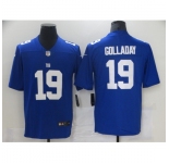 Men's New York Giants #19 Kenny Golladay Blue Nike Limited Jersey