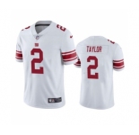 Men's New York Giants #2 Tyrod Taylor White Vapor Untouchable Limited Stitched Jersey