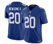 Men's New York Giants #20 Greg Newsome II Blue 2026 F.U.S.E. Vapor Untouchable Limited Football Stitched Jersey