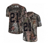 Men's New York Giants #21 Jabrill Peppers Limited Camo Rush Realtree Football Jersey