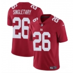 Men's New York Giants #26 Devin Singletary Red Vapor Untouchable Limited Football Stitched Jersey