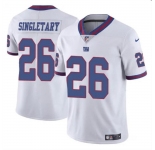 Men's New York Giants #26 Devin Singletary White Color Rush Limited Football Stitched Jersey