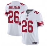 Men's New York Giants #26 Devin Singletary White Vapor Untouchable Limited Football Stitched Jersey