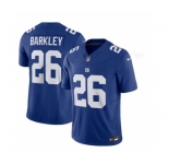 Men's New York Giants #26 Saquon Barkley Blue 2023 F.U.S.E. Vapor Untouchable Limited Stitched Jersey