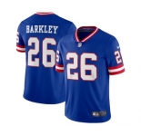 Men's New York Giants #26 Saquon Barkley Royal Vapor Untouchable Limited Stitched Jersey